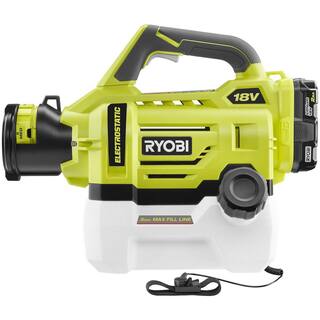 RYOBI ONE+ 18V Cordless Electrostatic 0.5 Gal Sprayer with 2.0 Ah Battery and Charger P2890