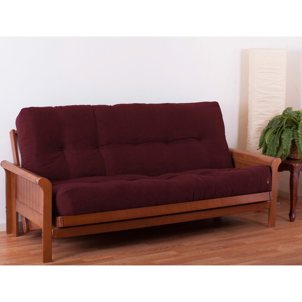 9 inch Thick Twill Futon Mattress (Twin  Full  or Queen)