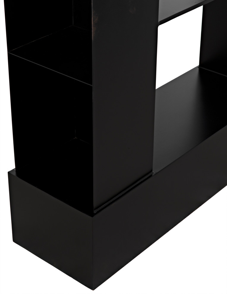 Triumph Bookcase  Black Steel   Industrial   Bookcases   by Noir  Houzz