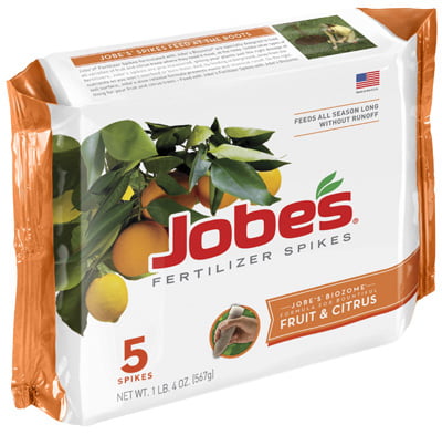 Easy Gardener Inc 2PK Jobe's 5 Pack 10-15-15 Fruit Tree Spike