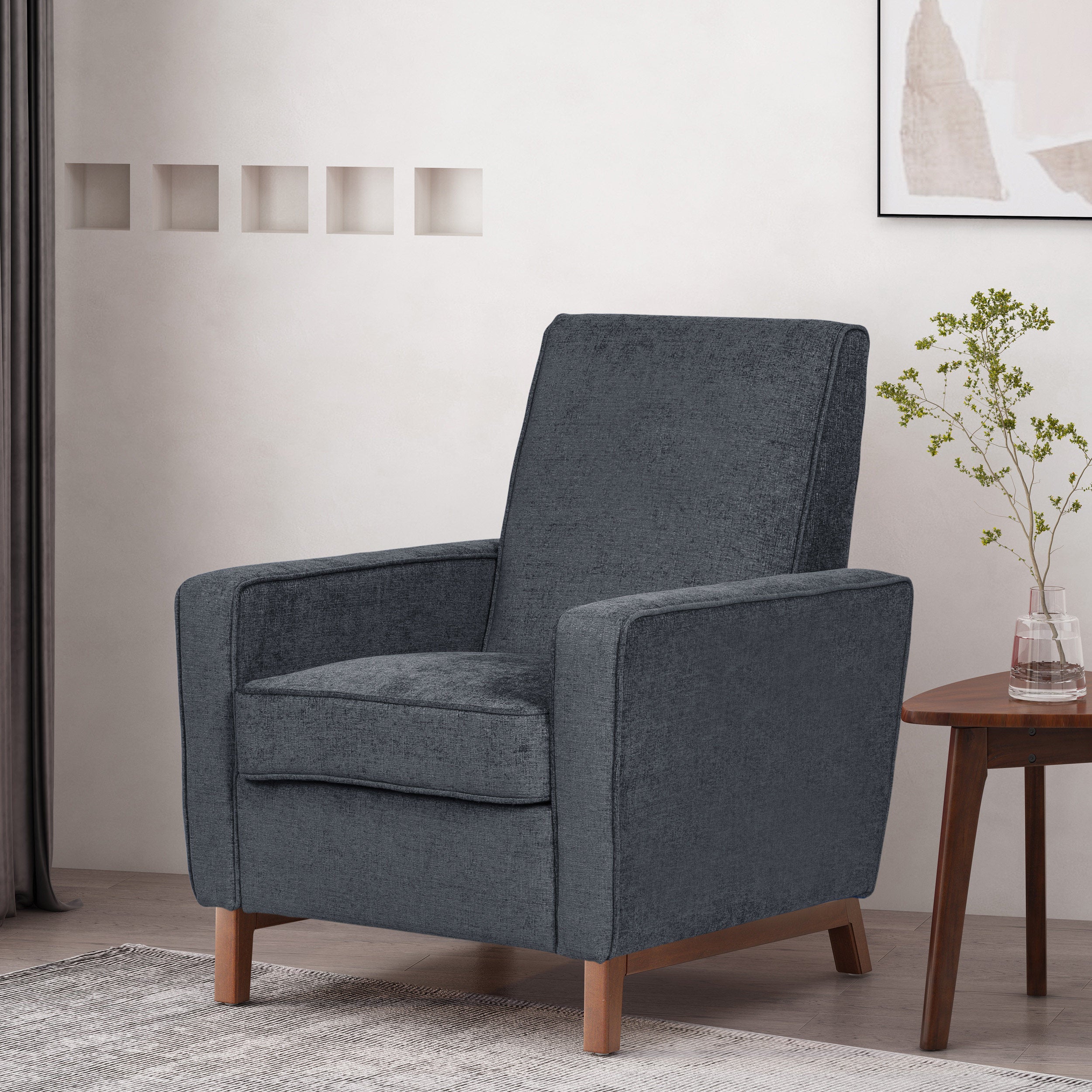 Haston Contemporary Upholstered Club Chair