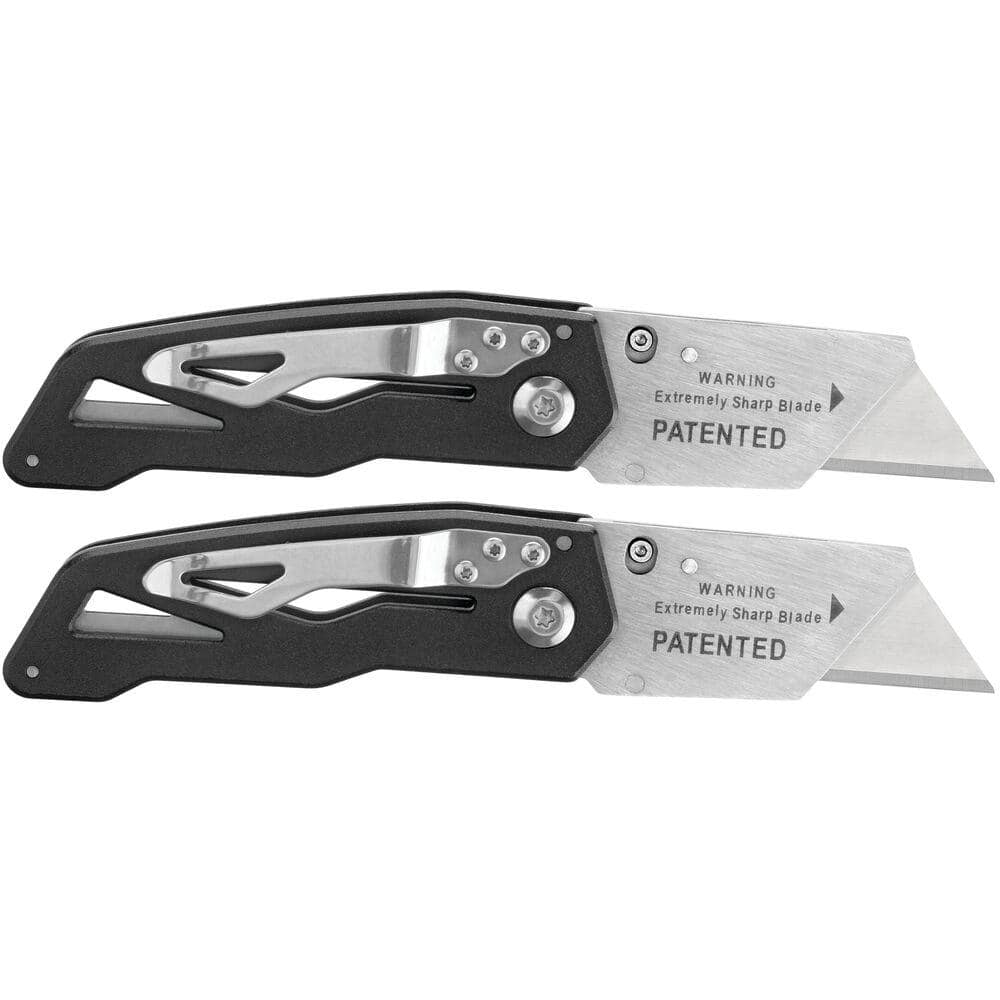 BLACK+DECKER Folding Utility Knives (2-Pack) BDHT10001