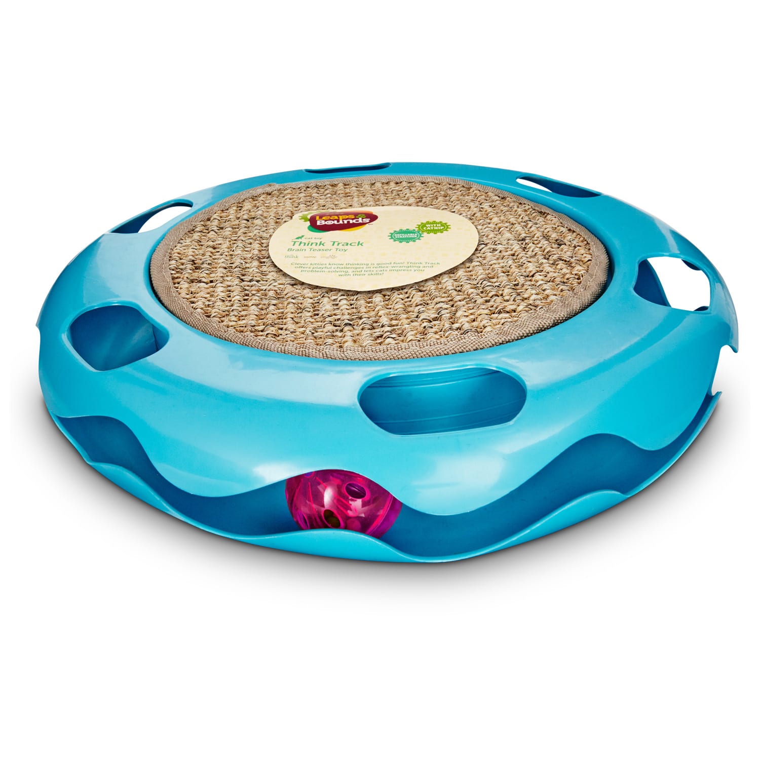 Leaps  Bounds Cat Track Cat Toy with Sisal Mat