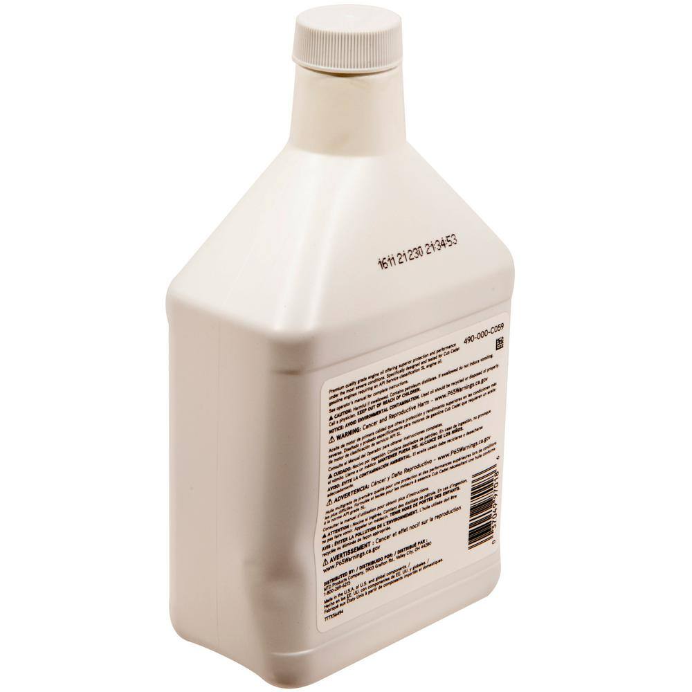 Cub Cadet 20 oz. Premium SAE 5W-30 4-Cycle Engine Oil Specifically Formulated for Snow Blower Engines 490-000-C059