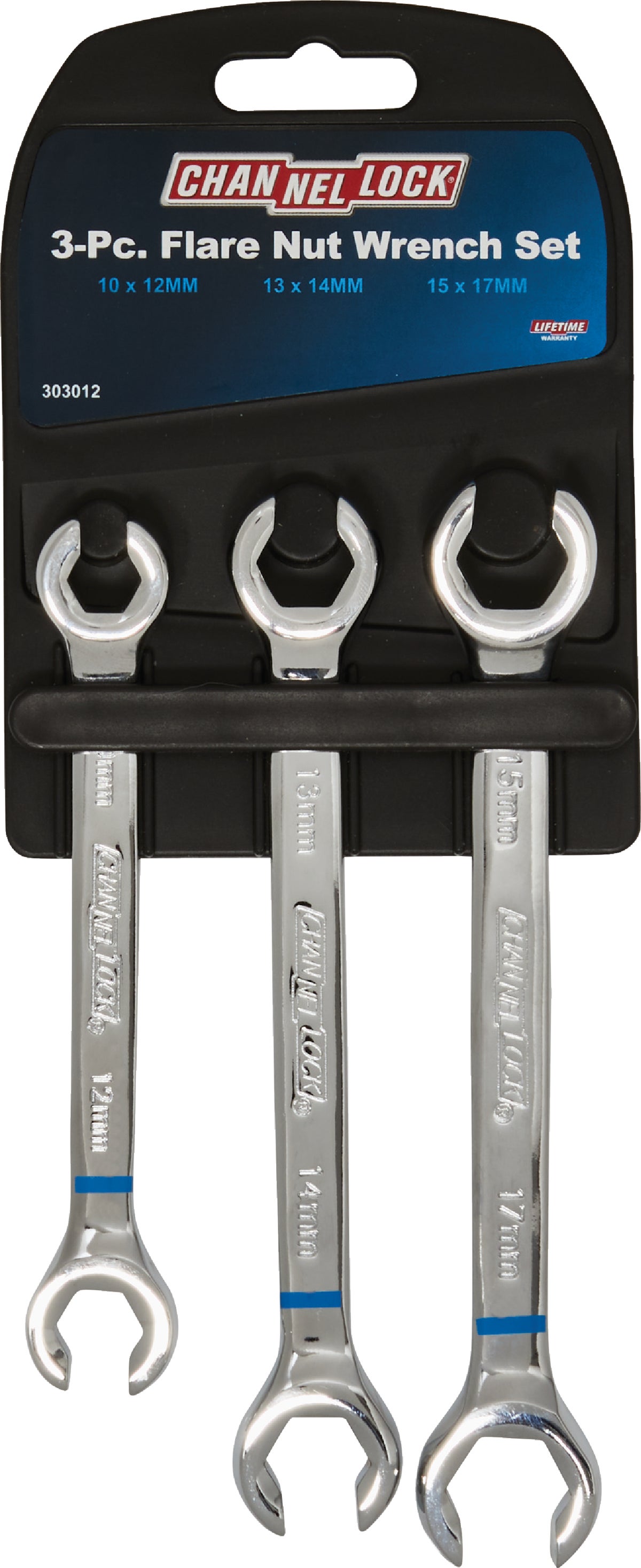 Channellock 3-Piece Metric Flare Nut Wrench Set