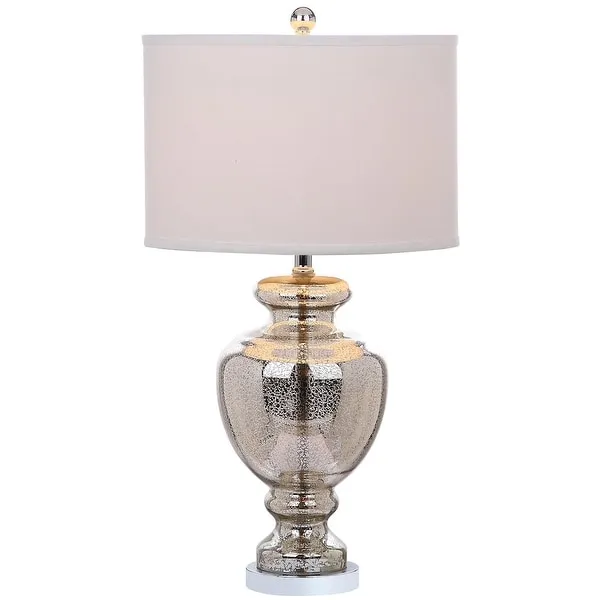 SAFAVIEH Lighting 28-inch Morocco Mercury Glass Table Lamp - 15