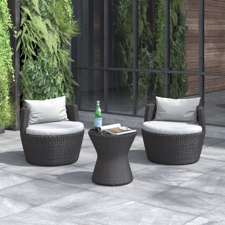 Krysta 2 - Person Outdoor Seating Group with Cushions