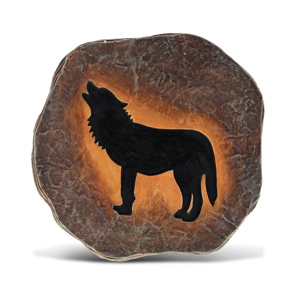 CoTa Global Elegant Intricate Wolf Figure The Wild Coaster Decor - 3.75 inches