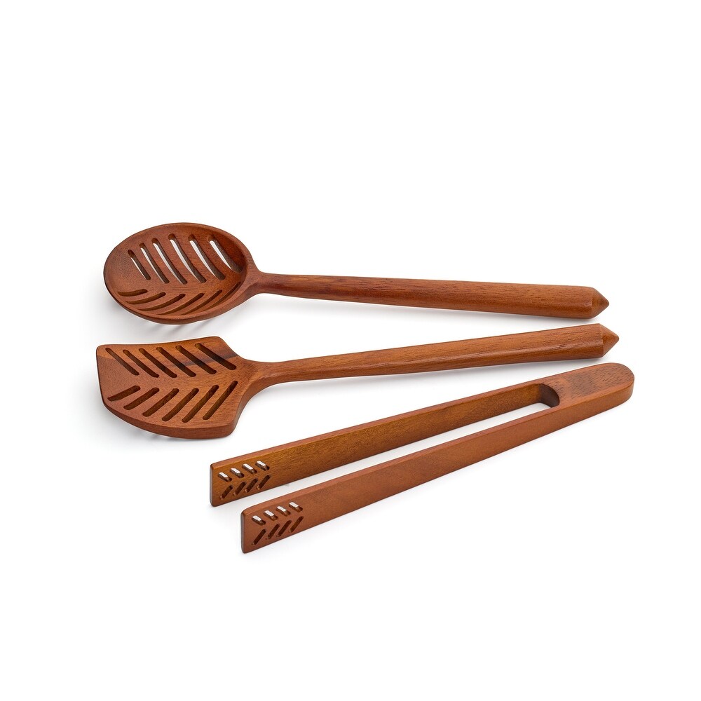 Nambe Palma Wood Spoon Acacia Wooden Cooking Spoons   12\