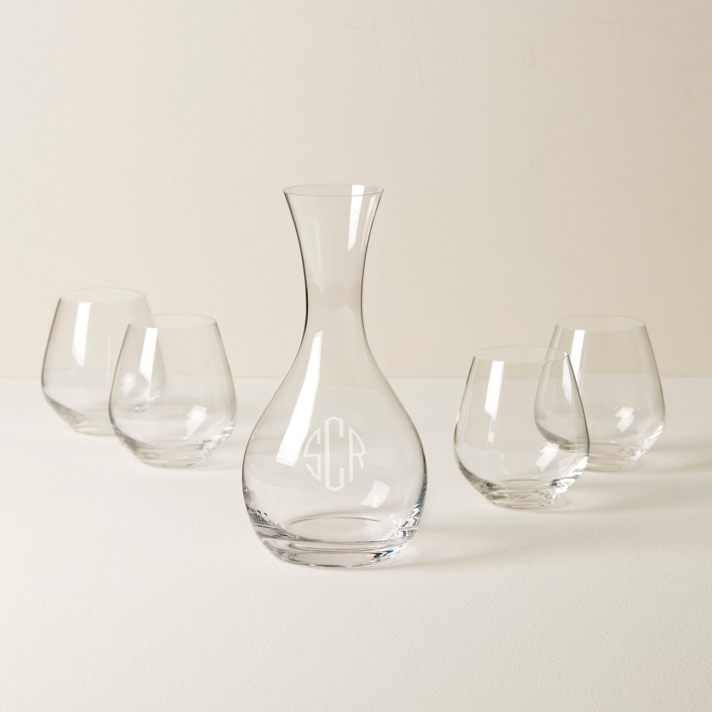 Personalized Tuscany Classics 5-Piece Decanter Set