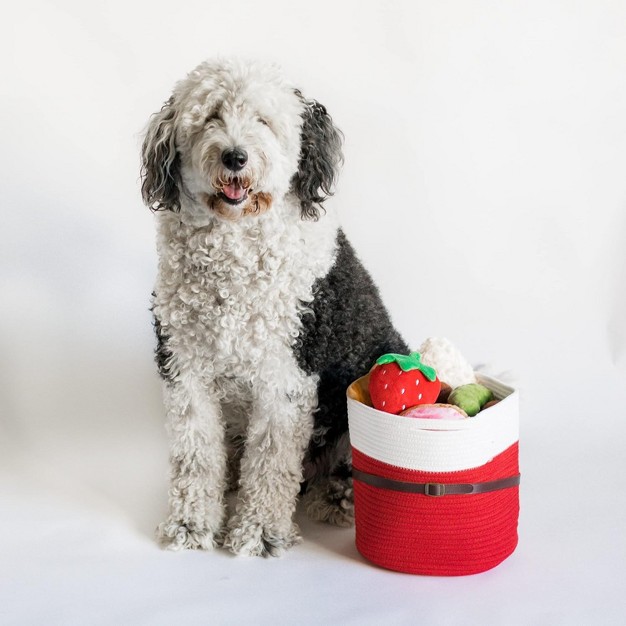 Midlee Christmas Santa Rope Basket