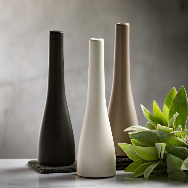 Shopsmaniay Slim Ceramic Vase Set Of 3 8 5 quot h