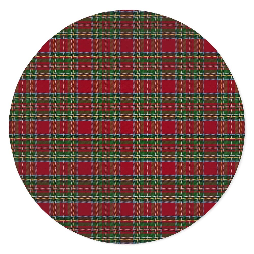 TARTAN CHRISTMAS Outdoor Rug By Terri Ellis