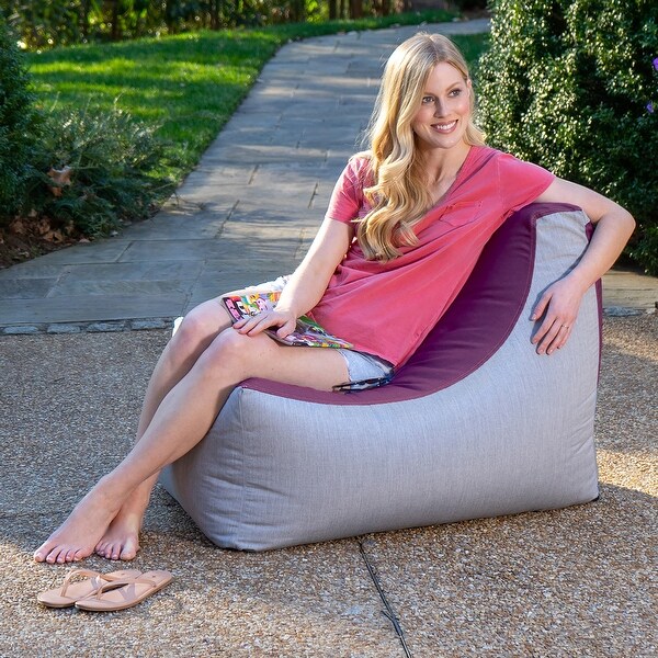 Jaxx Juniper Sunbrella Fabric Outdoor Bean Bag Patio Chair