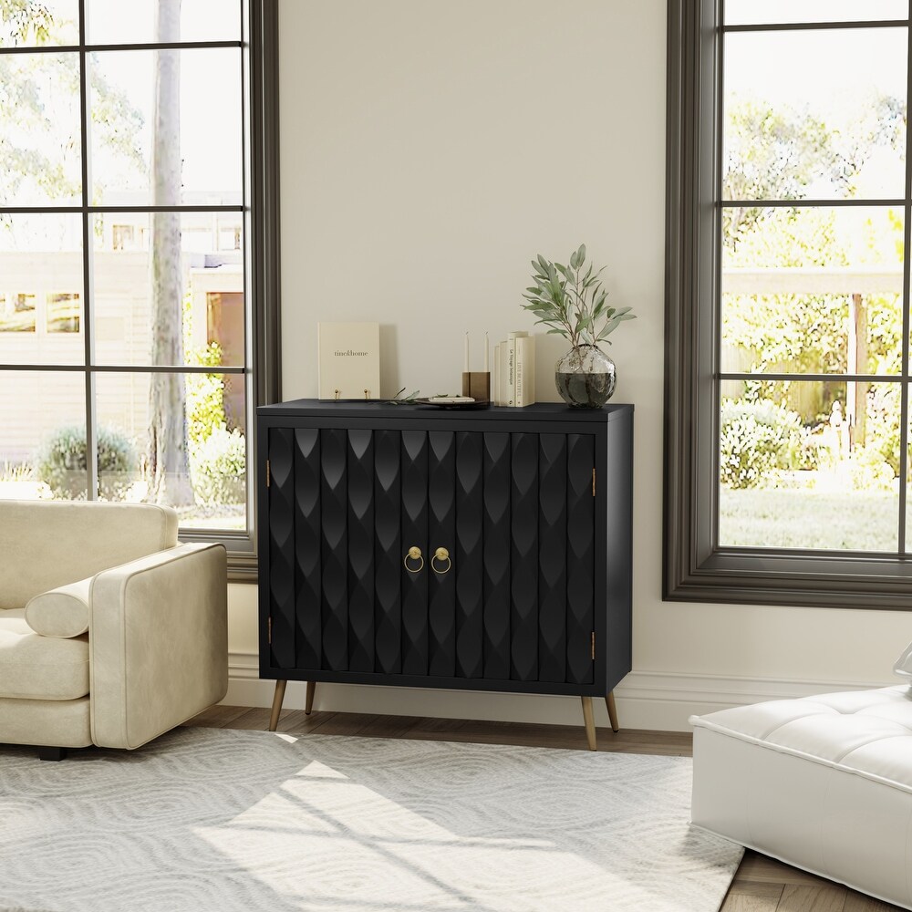 S.Fyronti Modern 2 Door Accent Cabinet