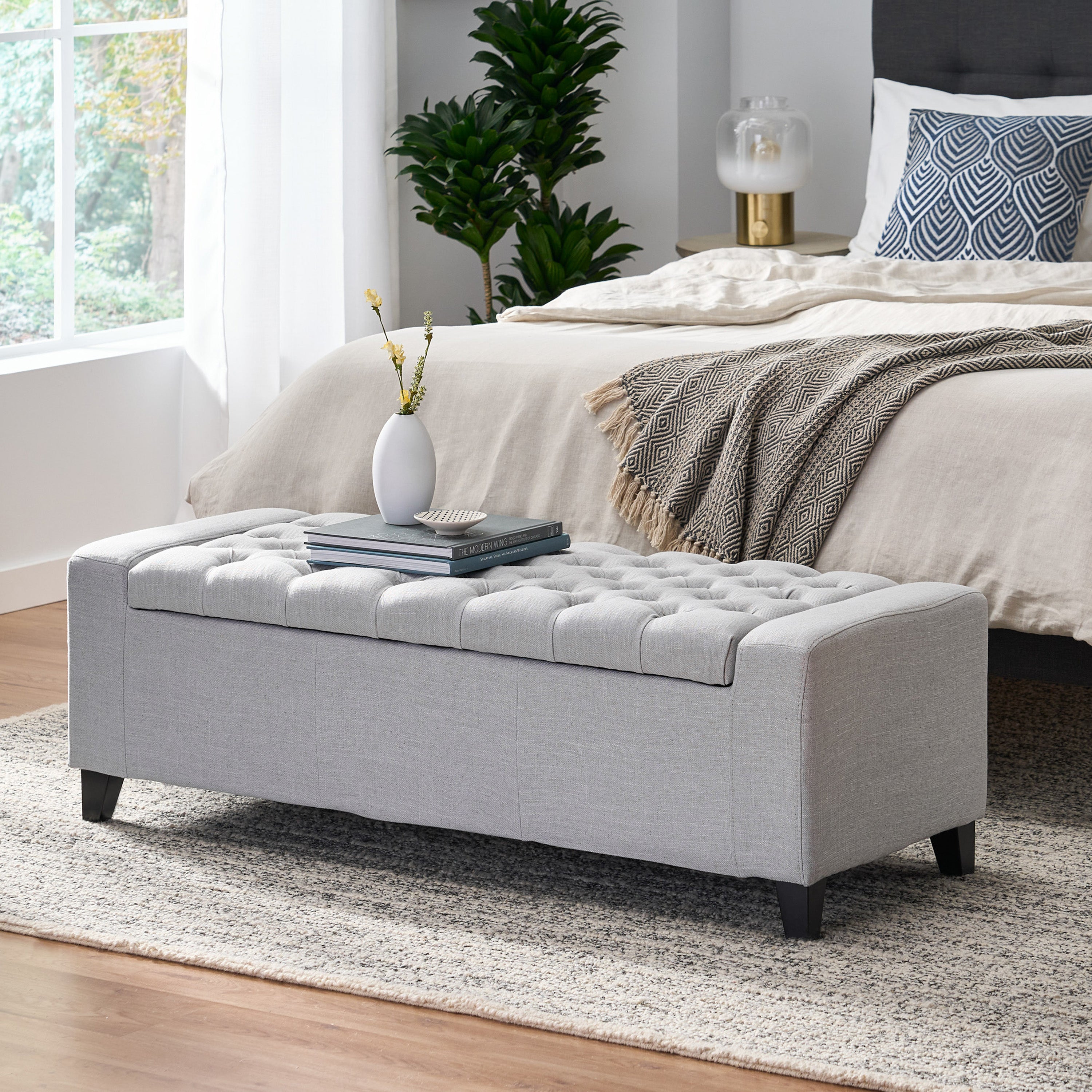 Seattle Tufted Storage Ottoman Bench