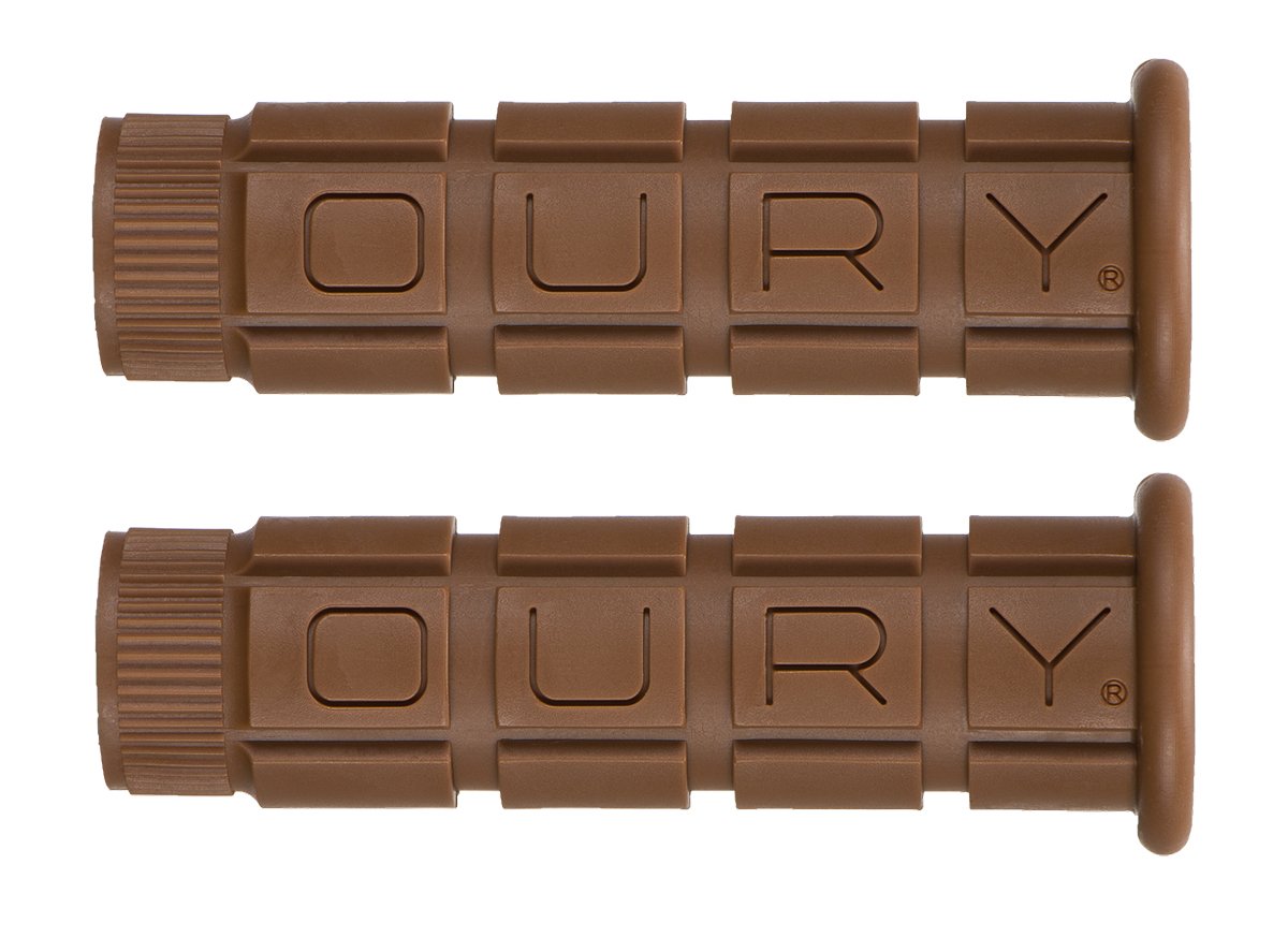 Oury Single Compound MTB Grips - Brown