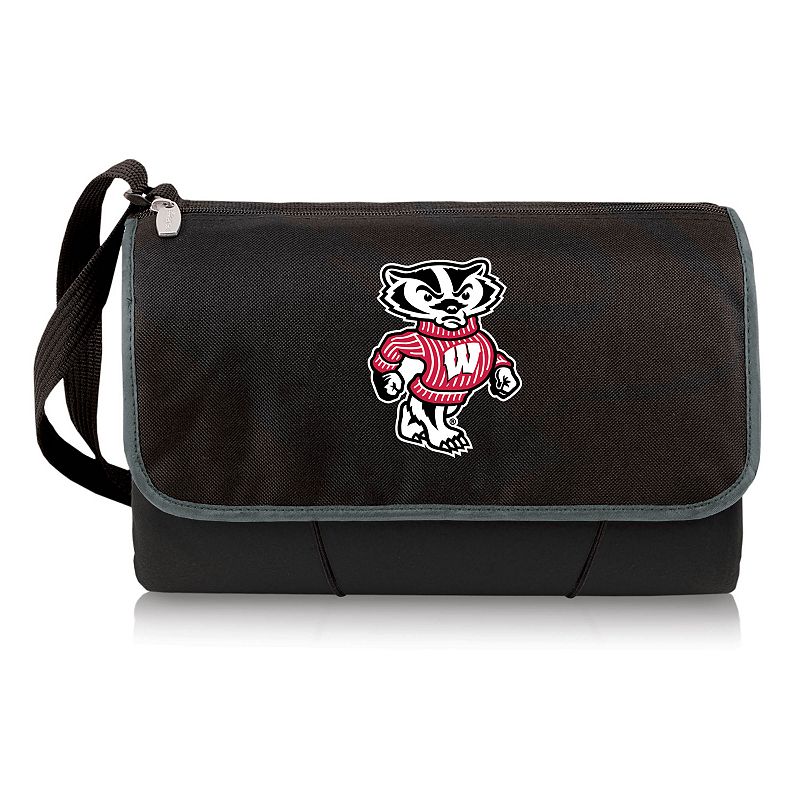 Picnic Time Wisconsin Badgers Blanket Tote