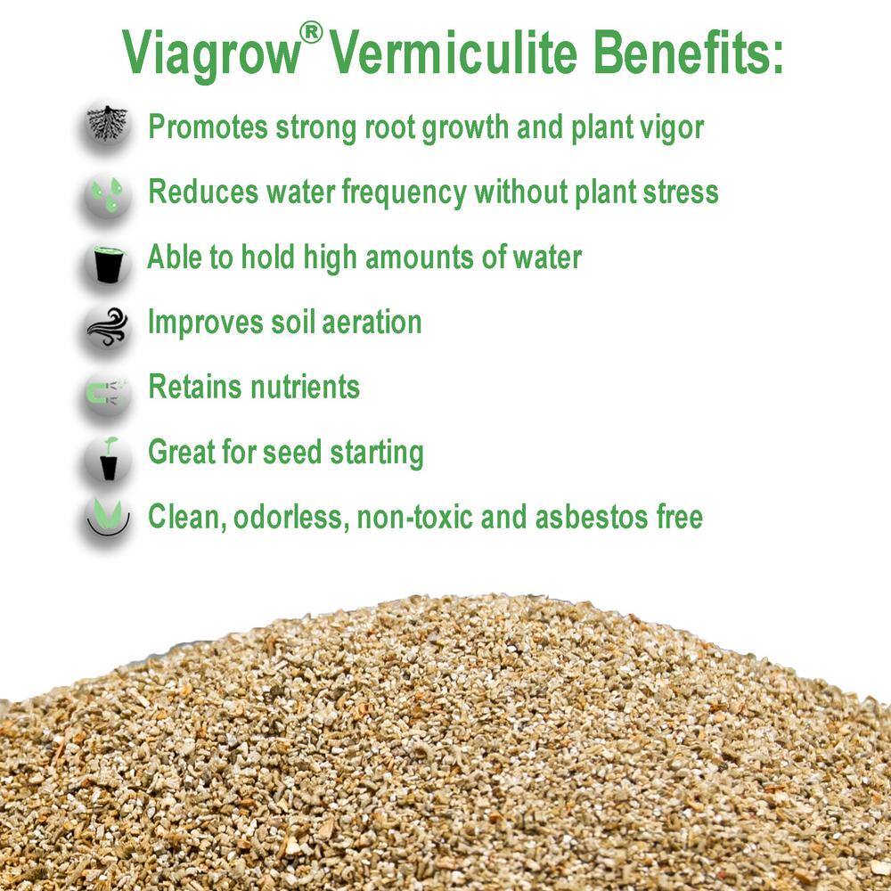 Viagrow 4 cu. ft. 29.9 Gal.113 l Horticultural Vermiculite VR4