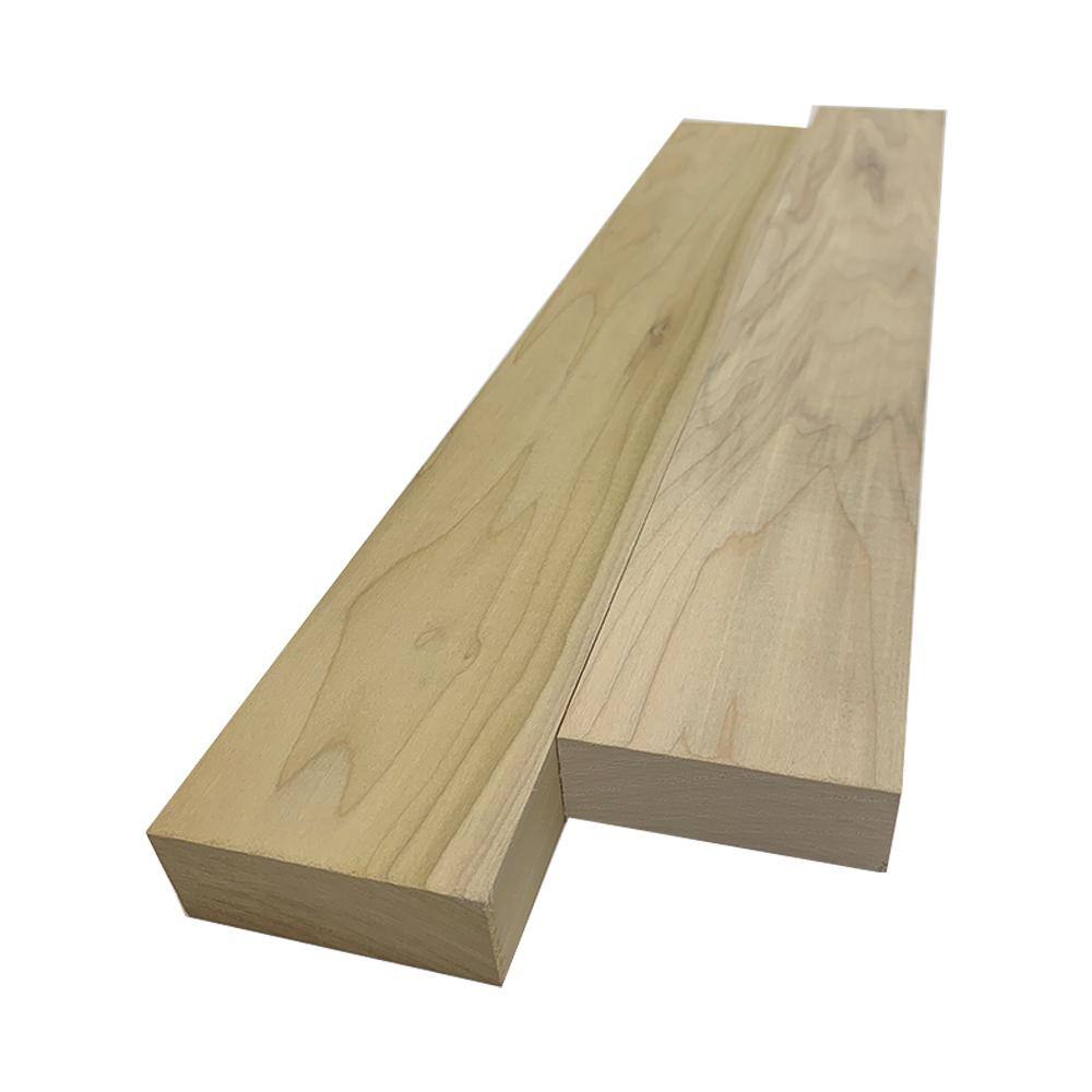 Swaner Hardwood 2 in. x 4 in. x 2 ft. Poplar S4S Board (2-Pack) OL08031624PO