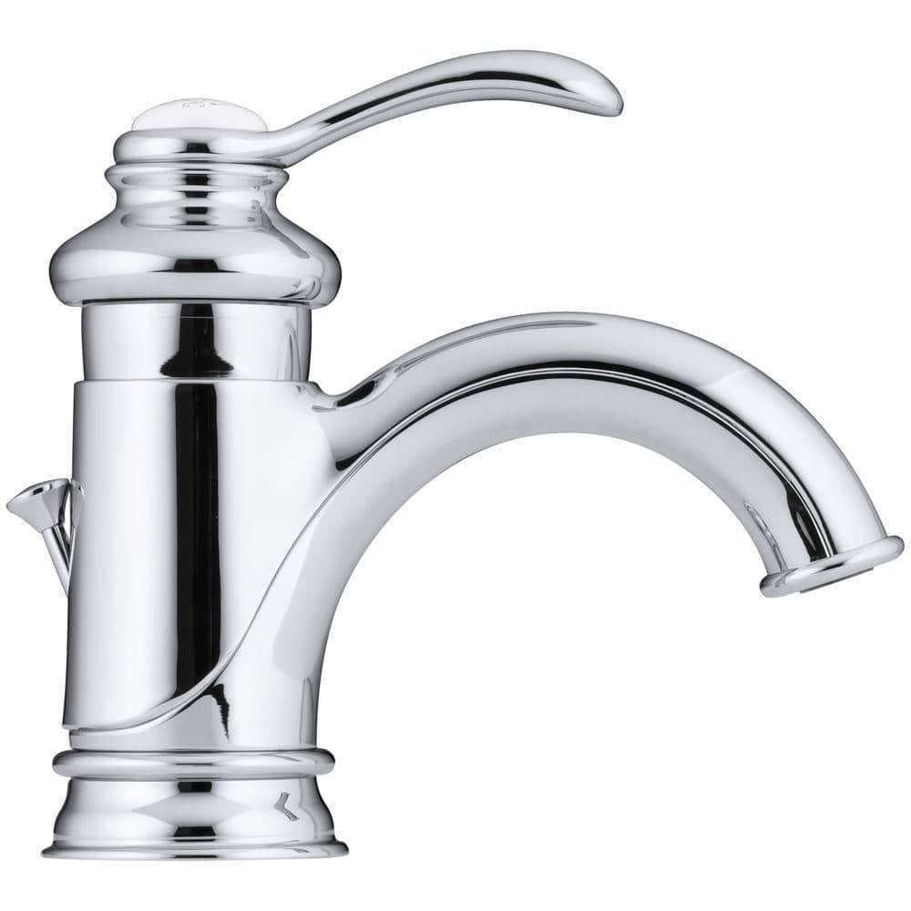 KOHLER Fairfax Single Hole Single Handle MidArc Bathroom Vessel Sink Faucet in Polished Chrome