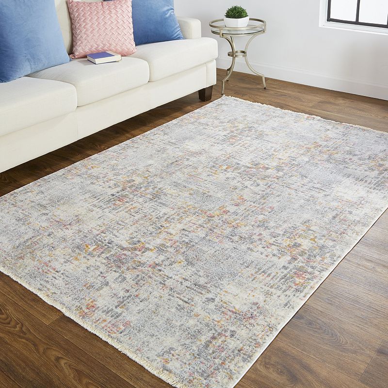 Weave and Wander Dunlap Distressed Abstract Rug