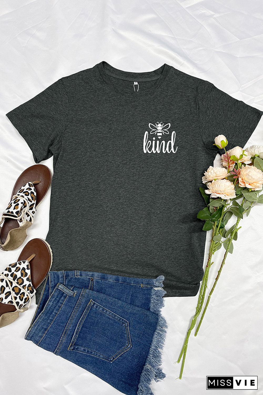 Bee Kind Graphic T-Shirt Wholesale