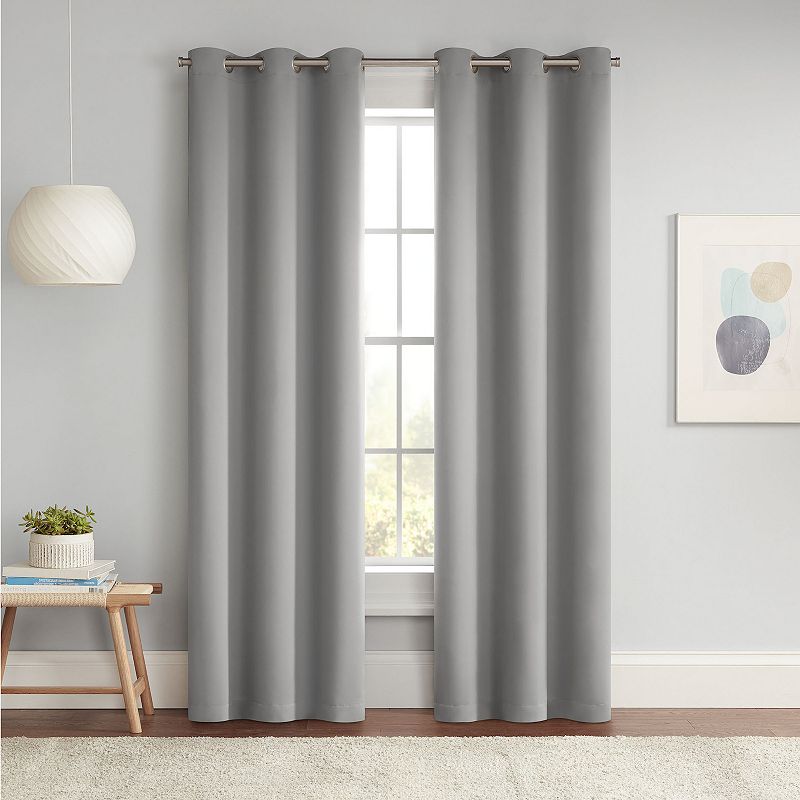 eclipse Darrell Energy Saving Blackout Grommet Window Curtain Panel