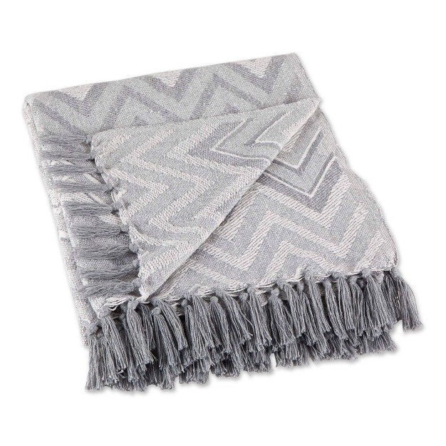 Zig zag Chevron Throw Blanket Design Imports