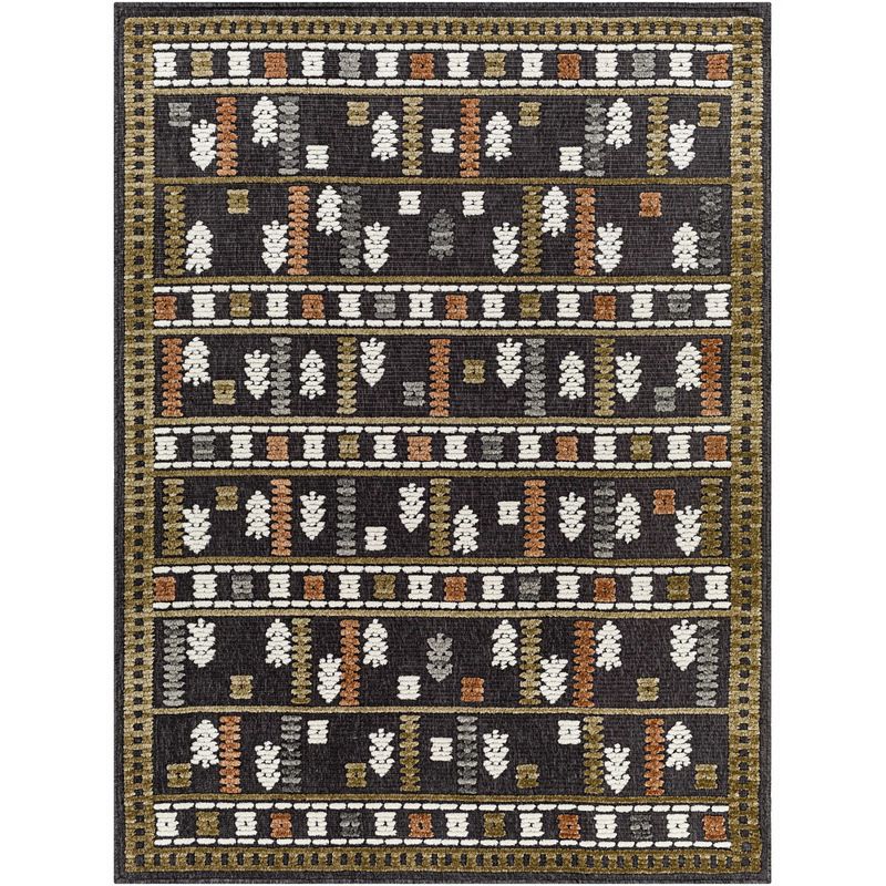 Caneyville Rustic Washable Area Rug