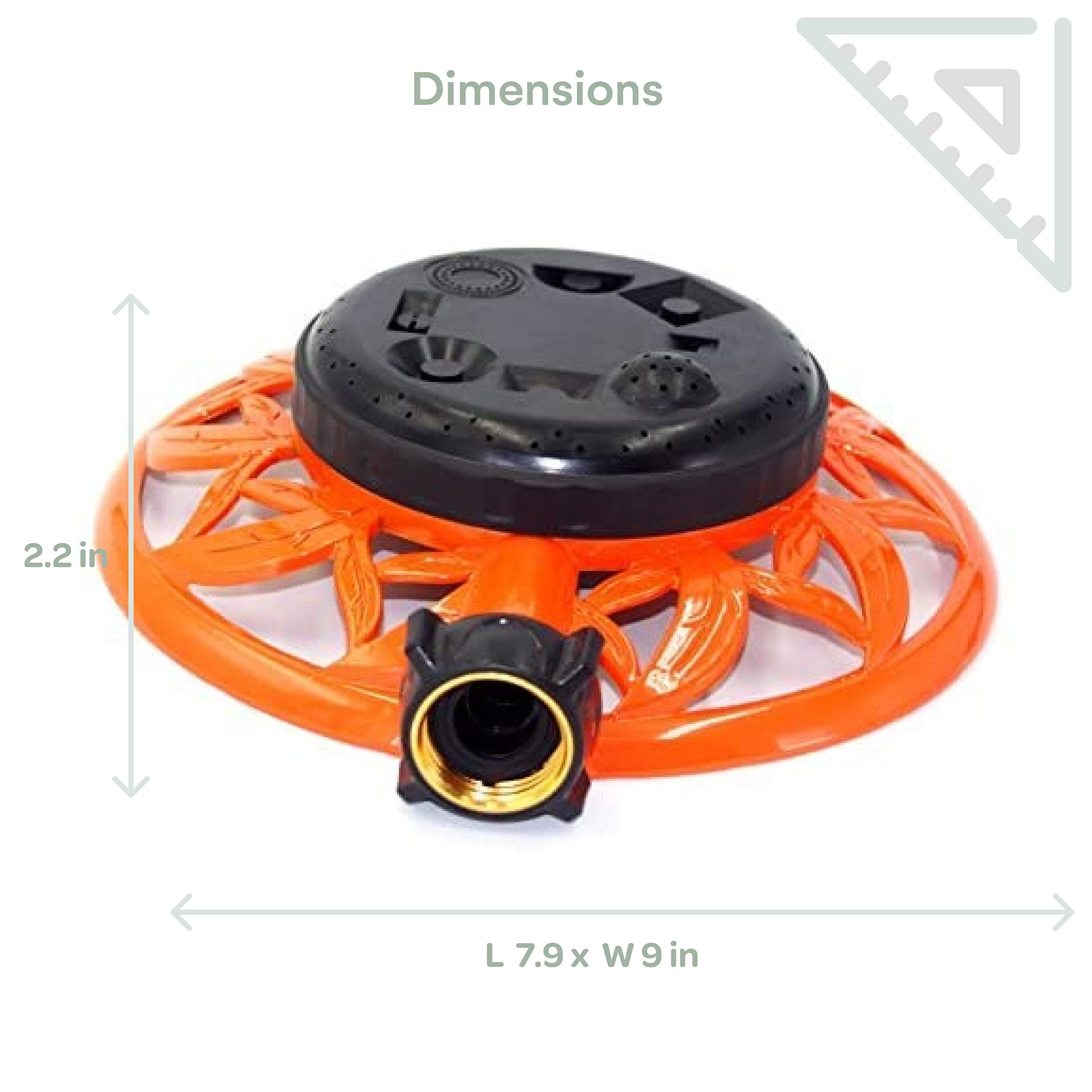 2Wayz: Garden Lawn Sprinkler Heavy Duty With Metal Base Outdoor Oscillating