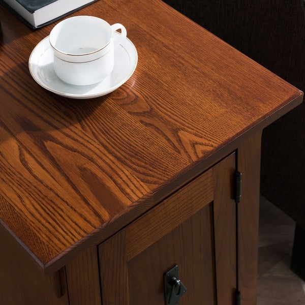 Leick Home Mission Cabinet End Table