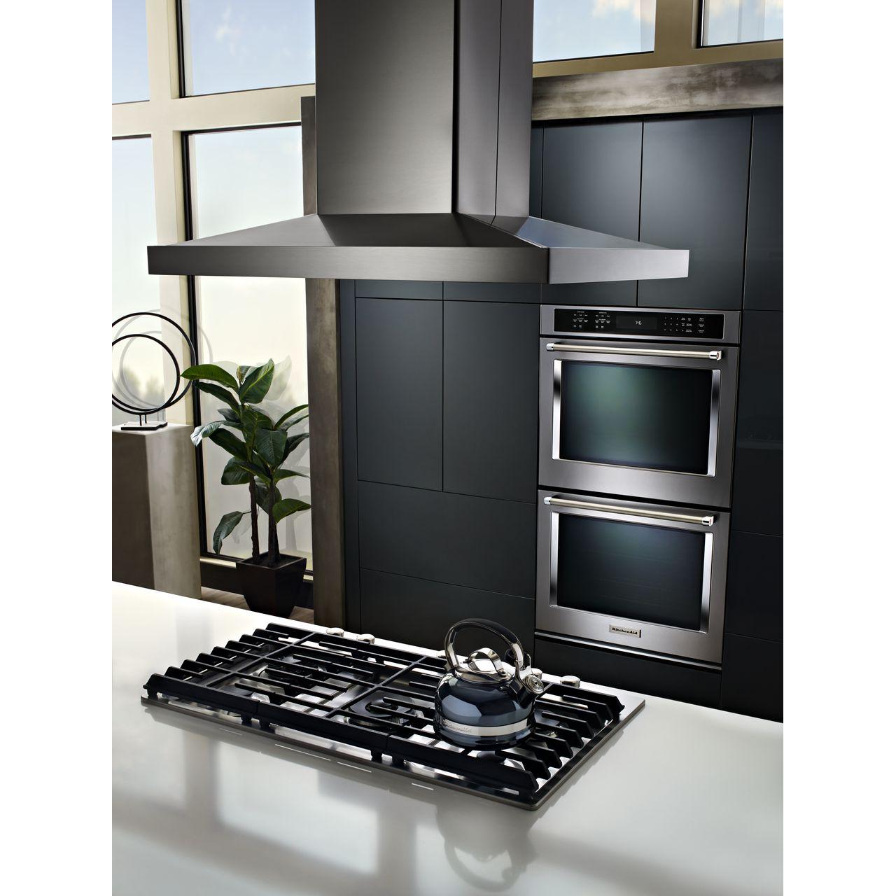 KitchenAid 30-inch Built-In Gas Cooktop with Even-Heat�Burner KCGS550ESS