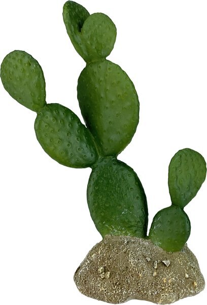 Komodo Cactus Prickly Pear Reptile Ornament， Green