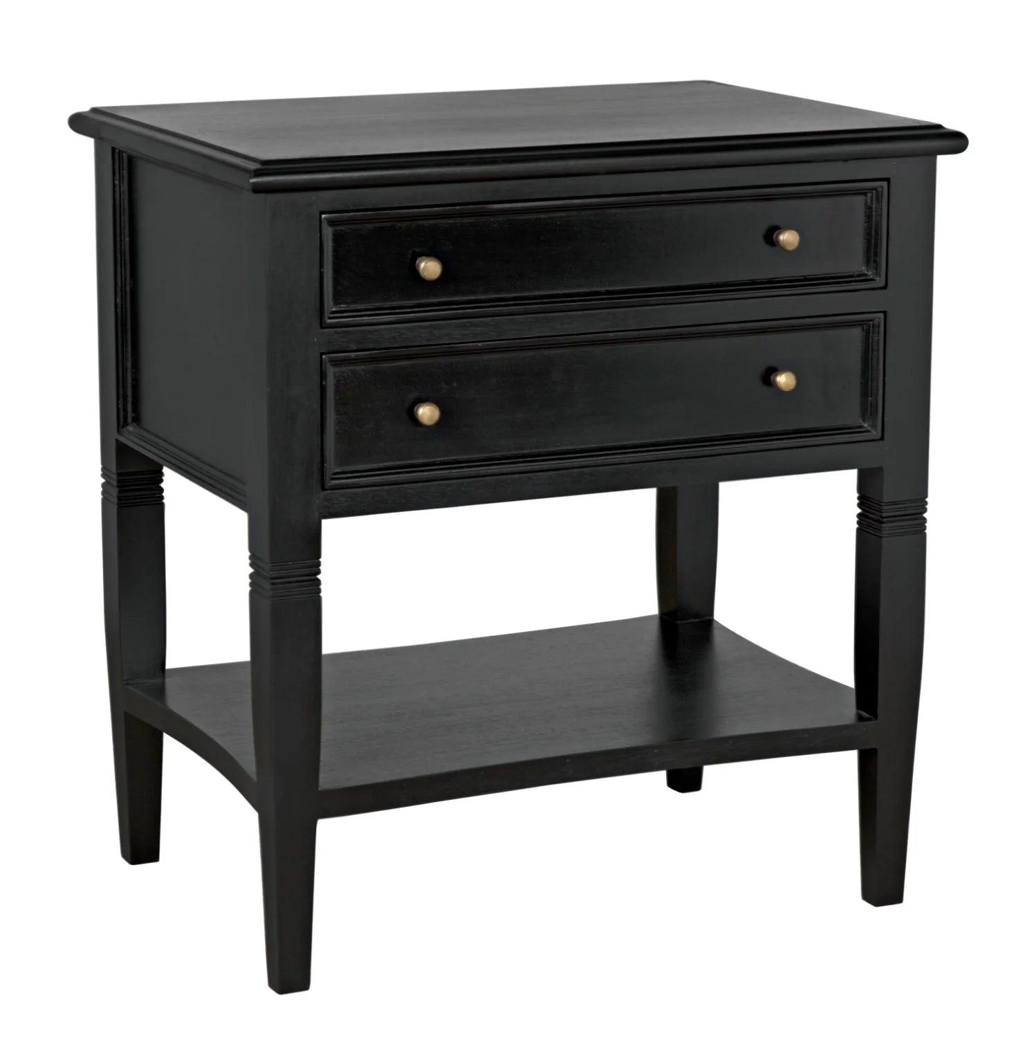 Oxford 2-Drawer Side Table Weathered