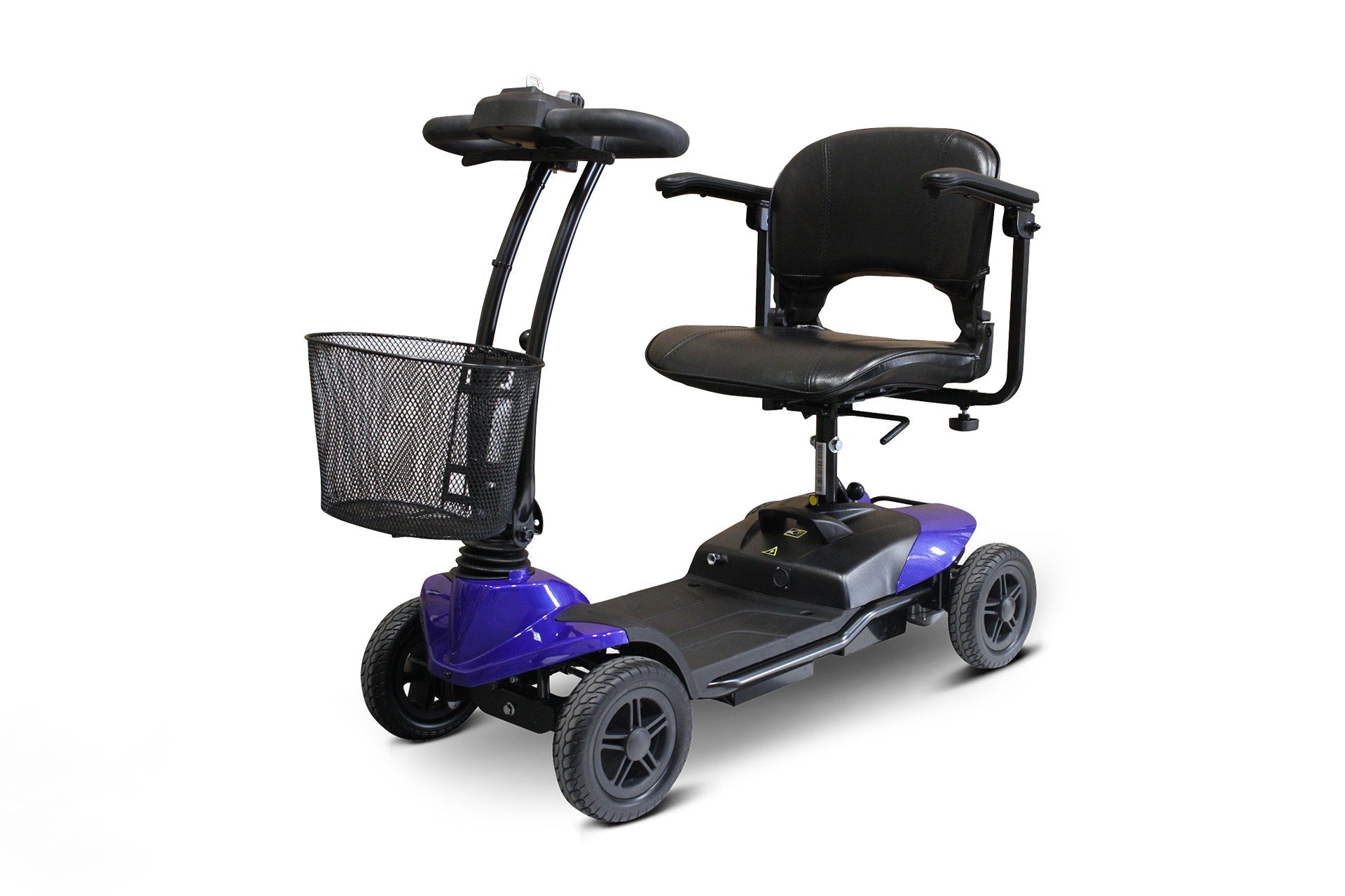 Ewheels Medical Lightweight 4 Wheel Portable Mobility Scooter - Blue