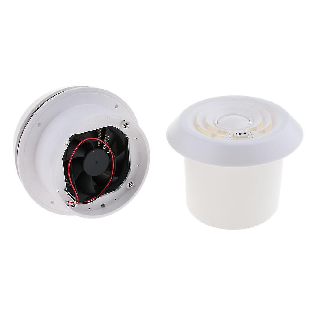 Boat Ceiling Exhaust Fan 60 Cfm Quiet Sound Air Vent Ventilation