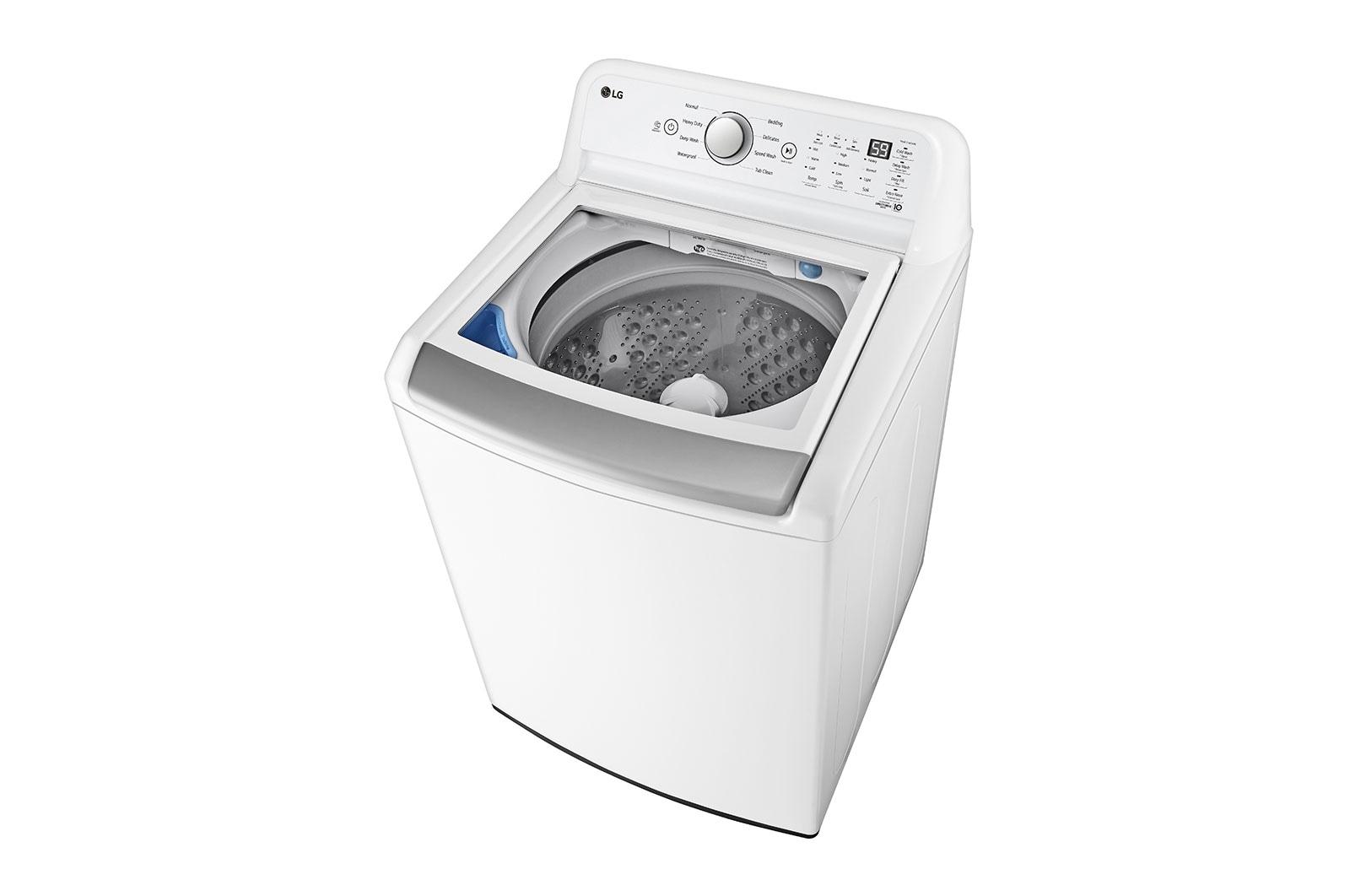 Lg WT7155CW 4.8 Cu. Ft. Mega Capacity Top Load Washer With 4-Way™ Agitator & Turbodrum™ Technology