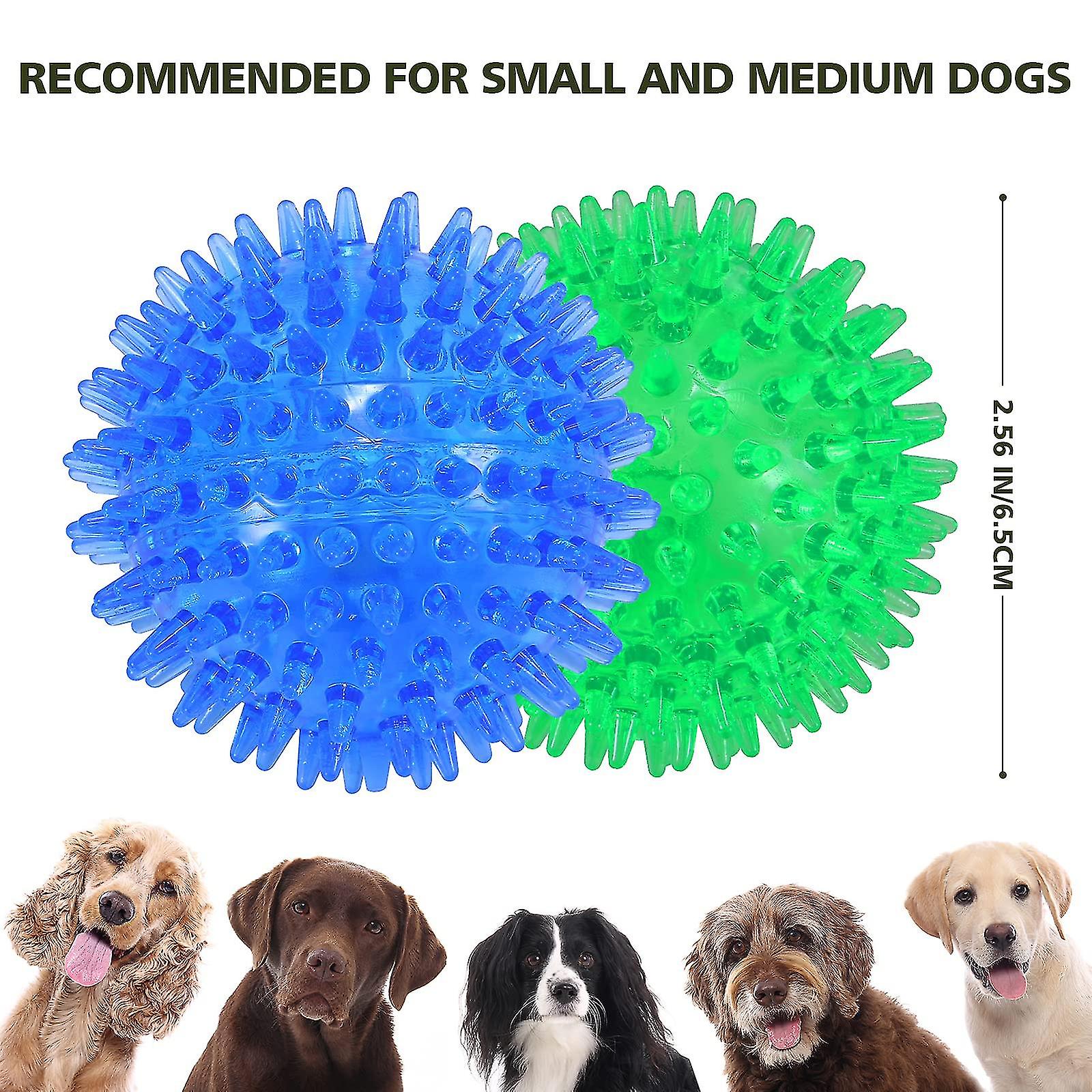 3 Pack Dog Squeaker ， Dog Chew Ball， Pool Float Toy， Throwing Toy， Boredom Chew Toy