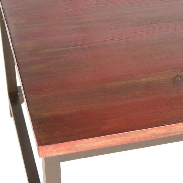 Jireh Coffee Table Distressed Maroon   Modern   Coffee Tables   by Virgil Stanis Design  Houzz