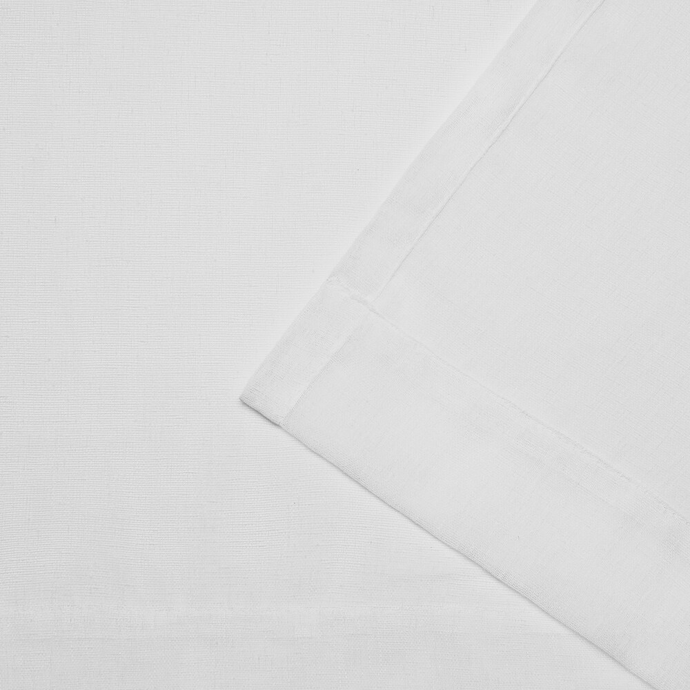 ATI Home Belgian Sheer Hidden Tab Top Curtain Panel Pair