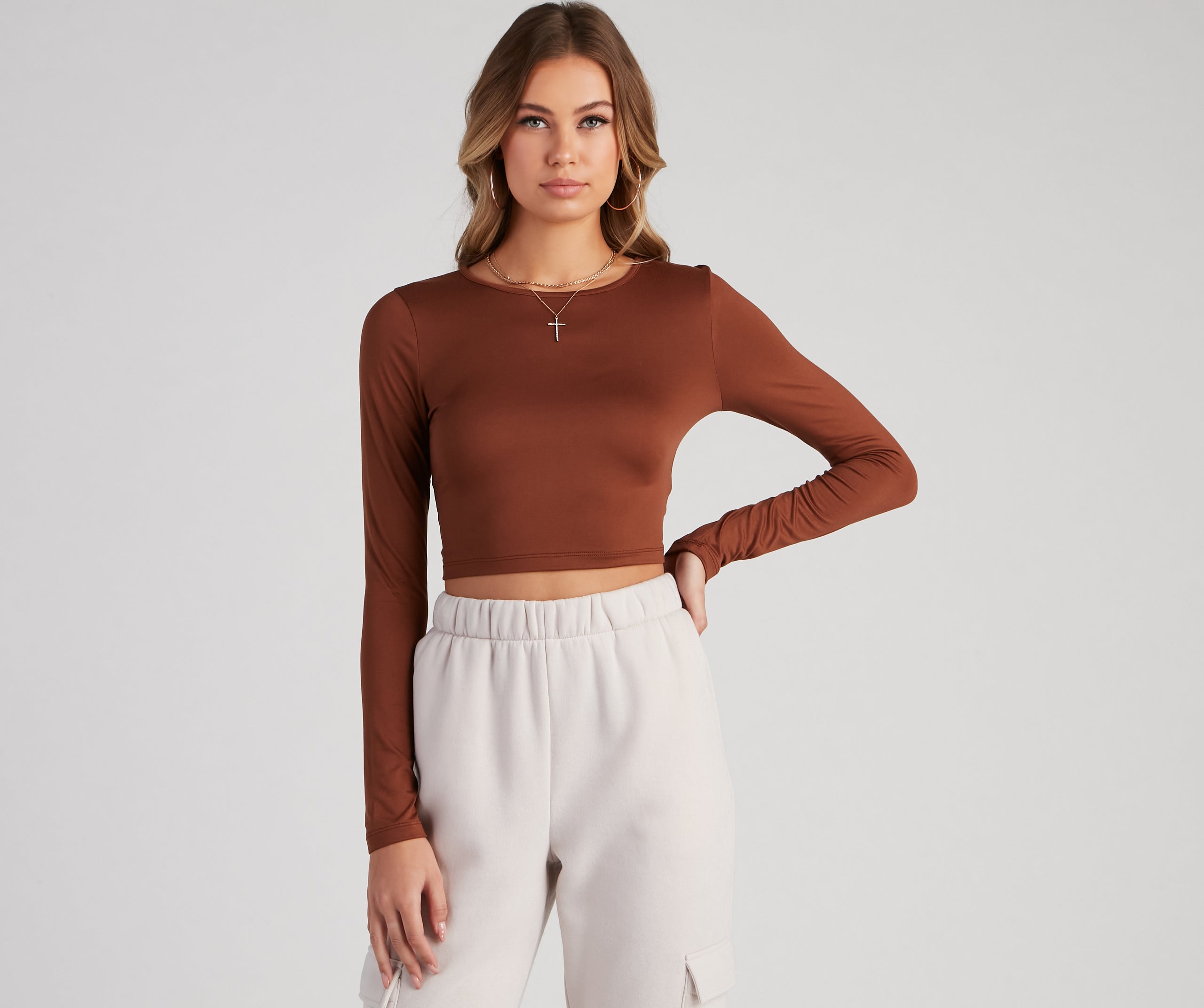 The Basic Crew Knit Top