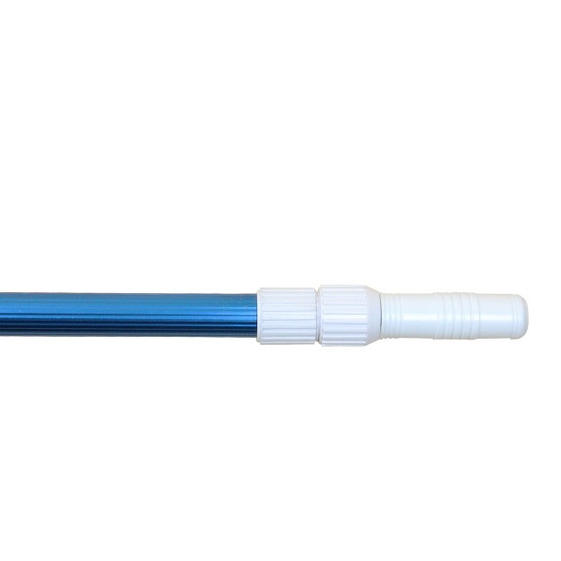 Pool Central Corrugated Adjustable Telescopic Pole For Vacuum Heads And Skimmers 15 75 x27 Blue