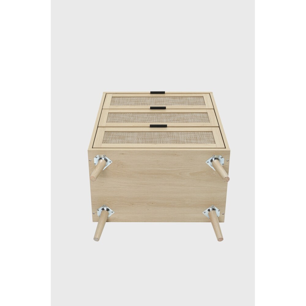 Natural 3 Drawer Cabinet