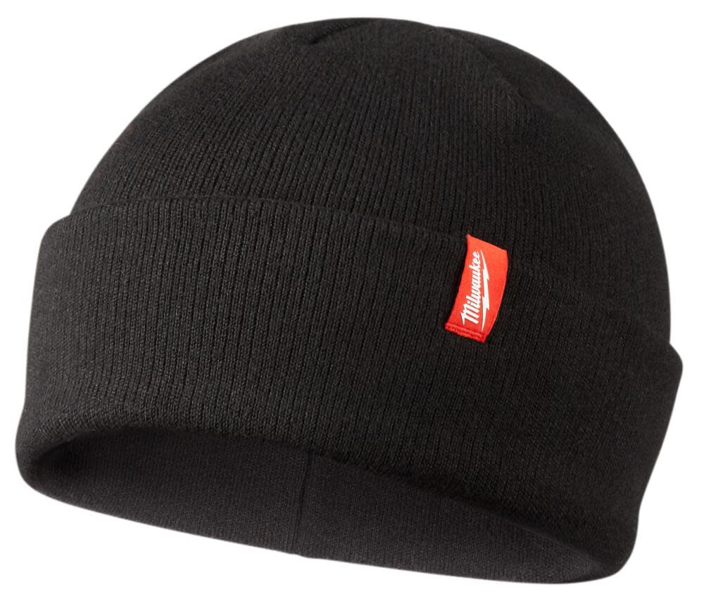 MW Black Cuffed Beanie 503B from MW