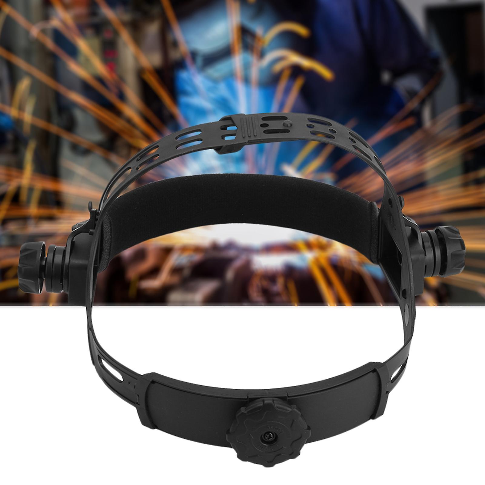 Welding Welder Mask Adjustable Headband For Solar Auto Darkening Helmet Accessories (black)