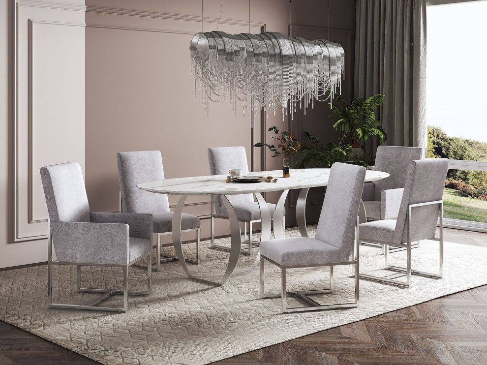 Manhattan Comfort Element Dining Chairs  6 Piece Set   Contemporary   Dining Chairs   by Manhattan Comfort  Houzz