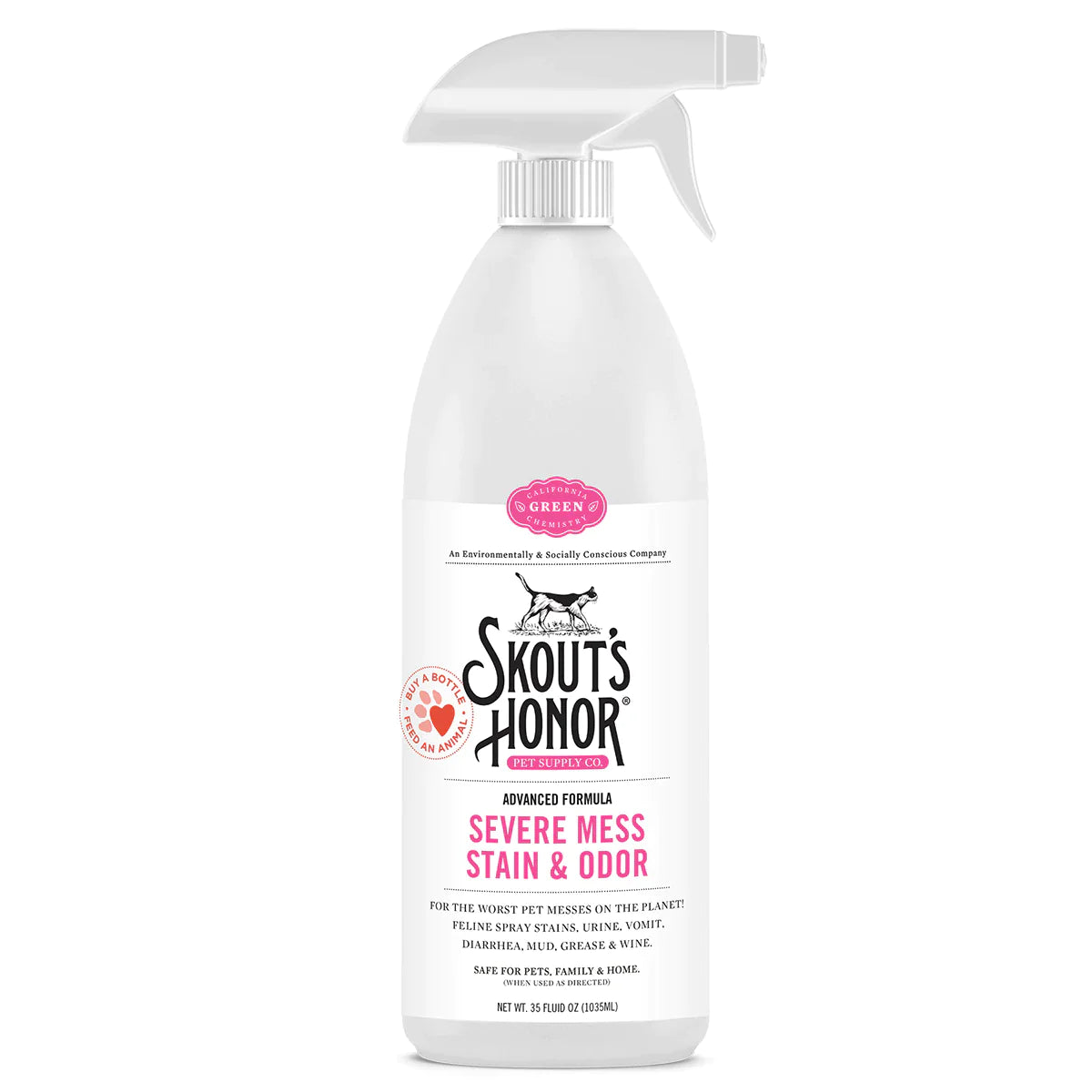 Skout Honor Stain and Odor Severe Mess Advanced Formula Cat 35oz;