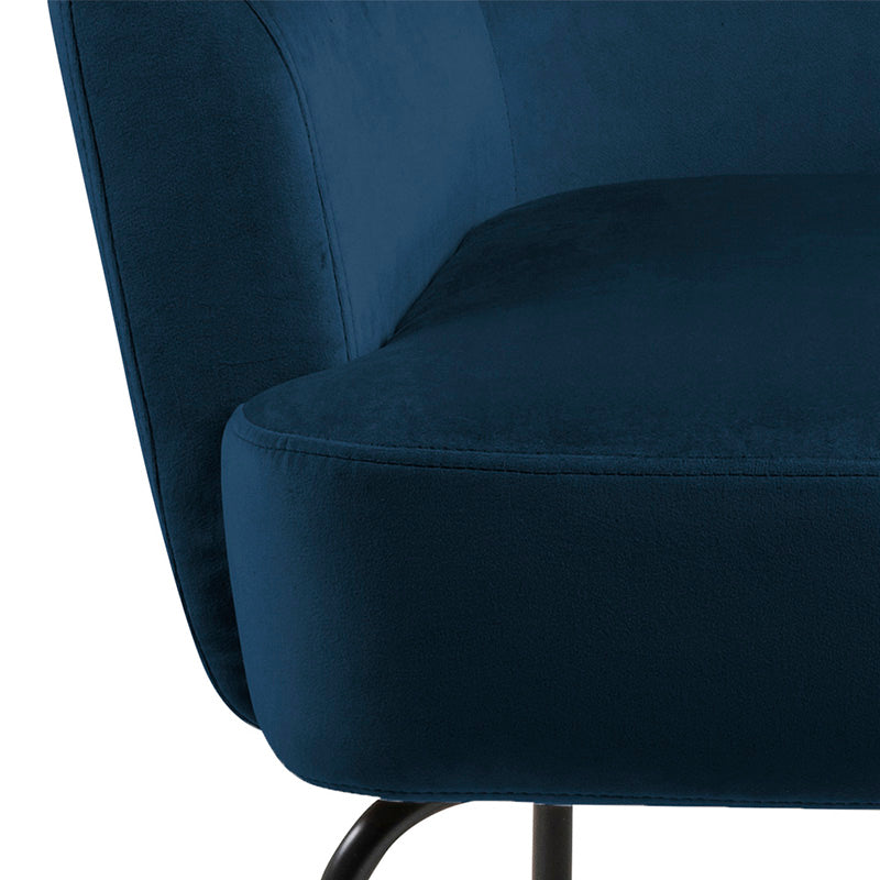 MONROE Lounge Chair - Navy Blue