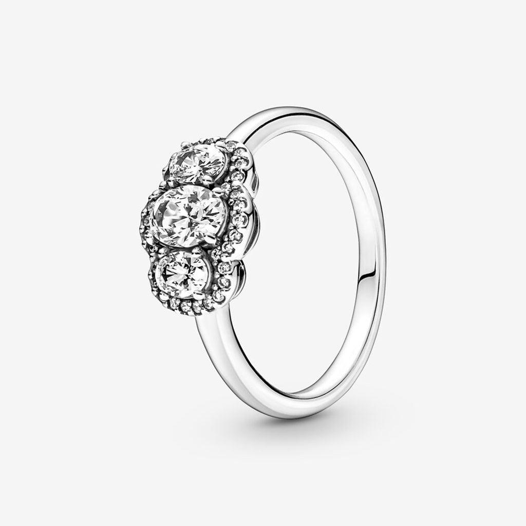 PANDORA  Three Stone Vintage Ring